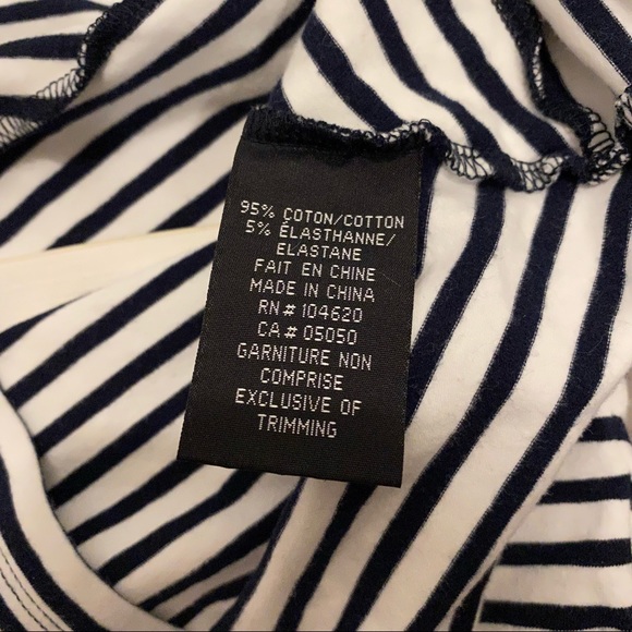 Jacob Vintage Stretchy Striped Tube Top - Picture 4 of 5